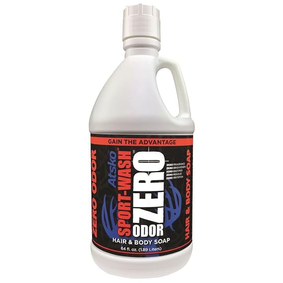 Elloree & Co. Atsko Zero Sport-Wash Hair & Body Soap 64 Fl oz. Bottle 1345QZ: Zero Sport-Wash Hair & Body Soap 64 Fl oz. Bottle
