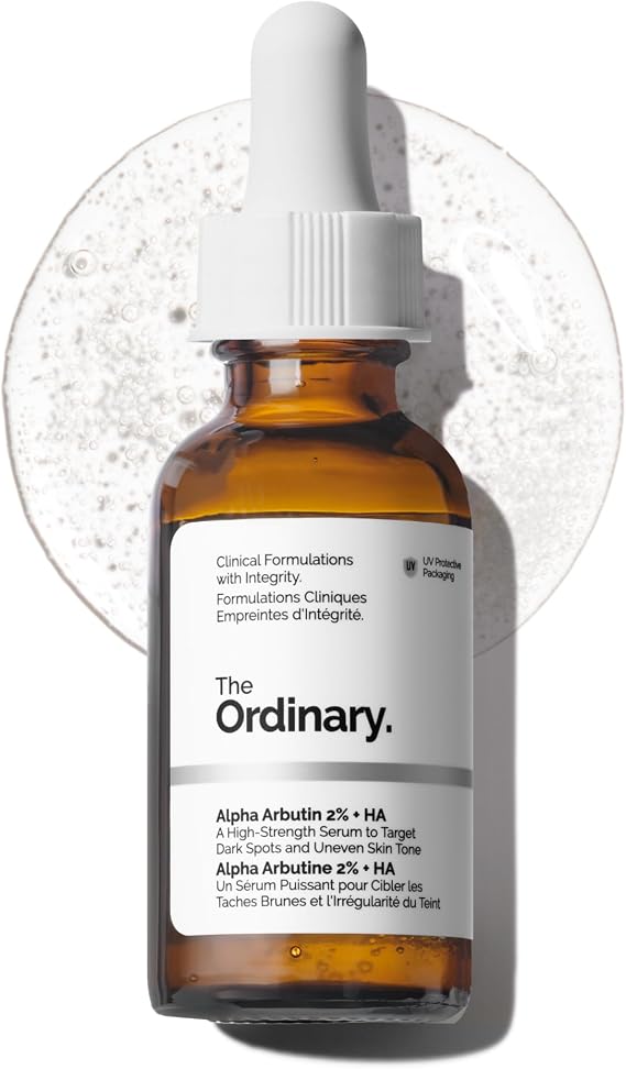 The Ordinary Alpha Arbutin 2% + Hyaluronic Acid, Brightens Skin and Targets Dark Spots