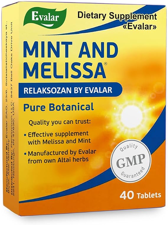 Melissa Mint Siberian Herbs Relaksozan 40 Tabs