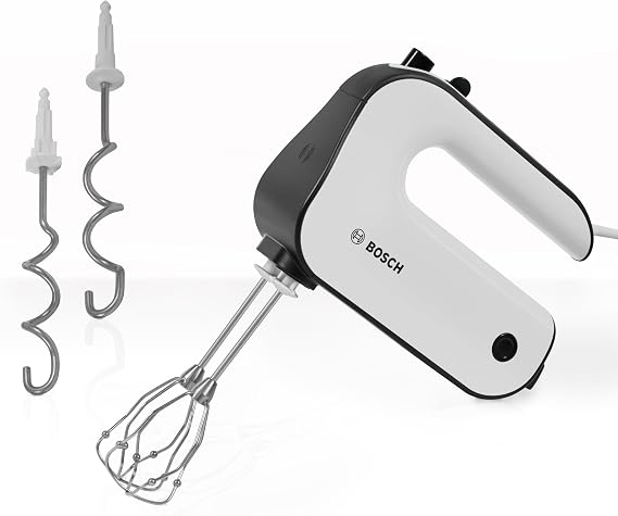 Bosch CleverMixx Styline Hand Mixer, MFQ4020GB, White & Black