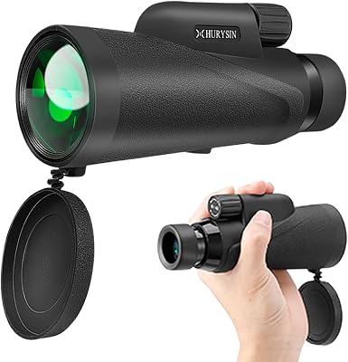 8x42 Monocular Telescope Military-Grade, Compact, Waterproof & Fogproof, Nitrogen-Filled, FMC Green Coated Optics, BK7 Prism, Ideal for Bird Watching, Hunting, Camping & Wildlife Observation