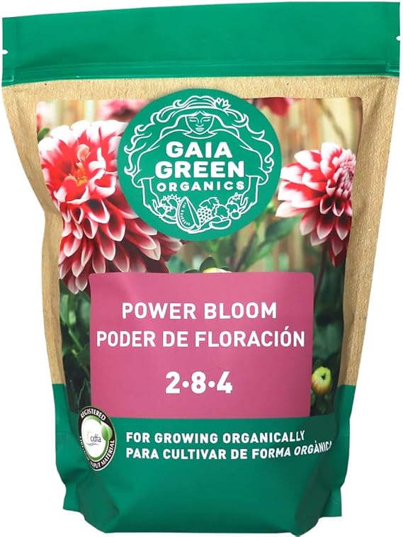 Gaia Green 2-8-4 Power Bloom 2kg - Great for Bigger Flowers, More Tomatoes, and Healthier Plants