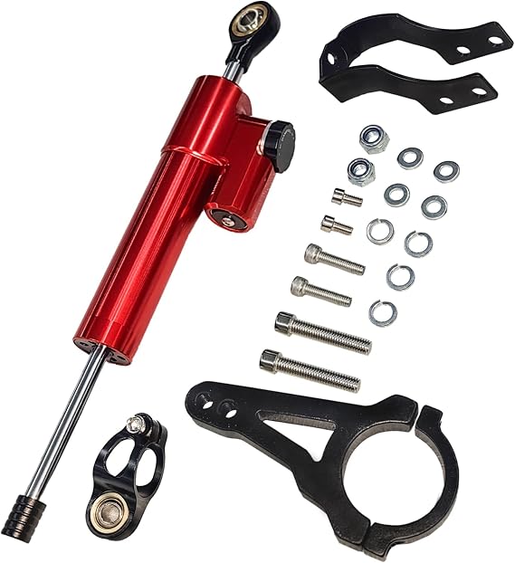 ZonDoo Electric Scooter Steering Damper and Stablizer for ZO03 and ZO01 Series Electric Scooter Parts and Accessories, Fast Speed Dual Motor Off Road Electric Scooter Parts & Accessories