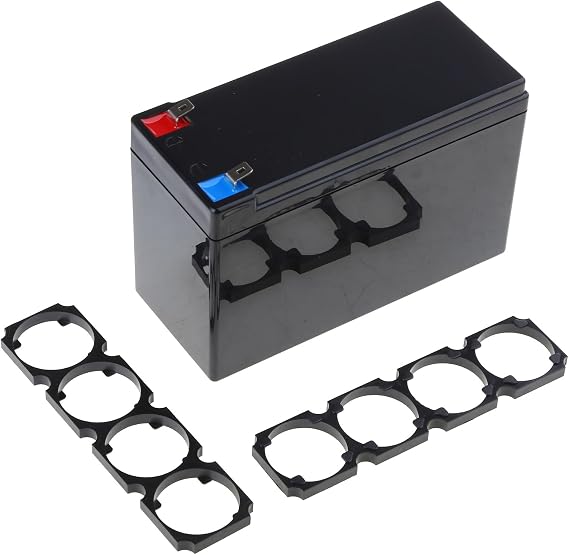 Lightweight ABS Battery Plastic Casing Battery Enclosure with 32650/32700 Four Link Holder Convenient Shell