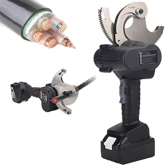 Cordless Cable Cutter,Hydraulic Cable Cutter,Battery Powered Cable Cutting Tool,18V Electric Wire Cutter Wire Cutting Tool for 50mm/65mm/75mm Al