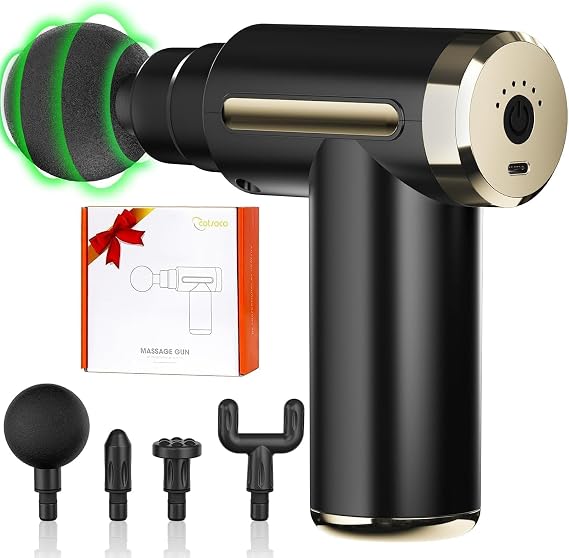 cotsoco Massage Gun Deep Tissue, Back Massage for Athletes for Pain Relief, Percussion Massager Device with Silent Brushless Motor, Relax Gift for Mothers Day and Fathers Gifts(M891)