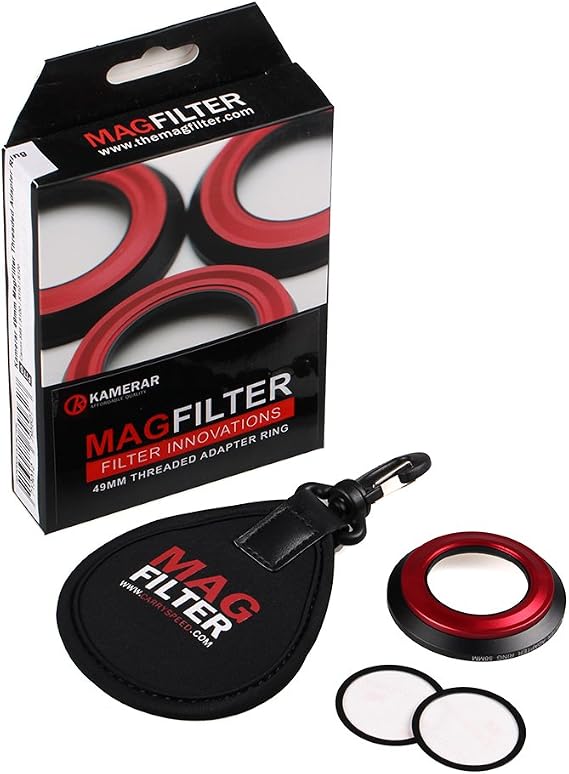 Kamerar MagFilter 49mm Threaded Magnetic Lens Filter Adapter Ring