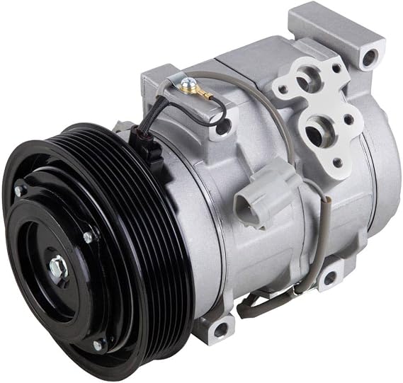 AC Compressor & A/C Clutch For Toyota Camry Highlander & Solara 2.4L 4-Cyl - DOES NOT FIT V6 OR HYBRID! - BuyAutoParts 60-01592NA NEW