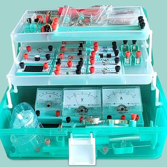 Physics Class Physics Science, Physics Science Lab, Basic Circuit Electronics Exploration Kit, Electricity and Magnetism Experiment, for Kids Junior Senior High School Students