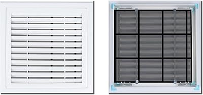 JHDXL Roof Access Hatch, Crawl Space Door with Louvers for Crawl Space Access, Designed for Optimal Airflow and Ventilation, Cellar Vent Access Door23  23cm9.1  9.1in