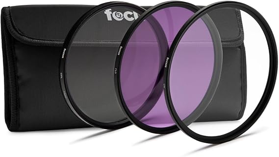 Focus Camera 49 mm 3-Piece Camera Lens Filter Kit