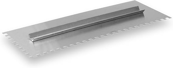 BARWALT Ultralife Trowel Blades, Left-Handed Square Notch Shape, X-Notch: 6.35mm, Z-Notch: 6.35mm, Y-Notch: 6.35mm, Assembled in USA, BWT31422