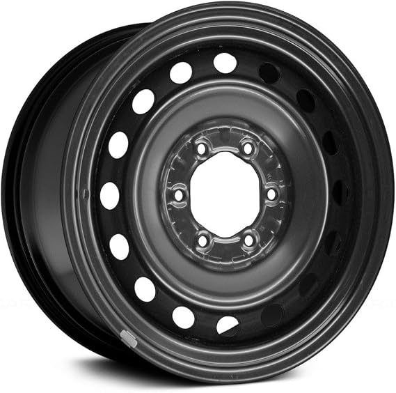 17 inch Steel Wheel Rim for 07-13 Toyota FJ Cruiser (16-Hole Design) - Black Reman Factory Steel Wheel