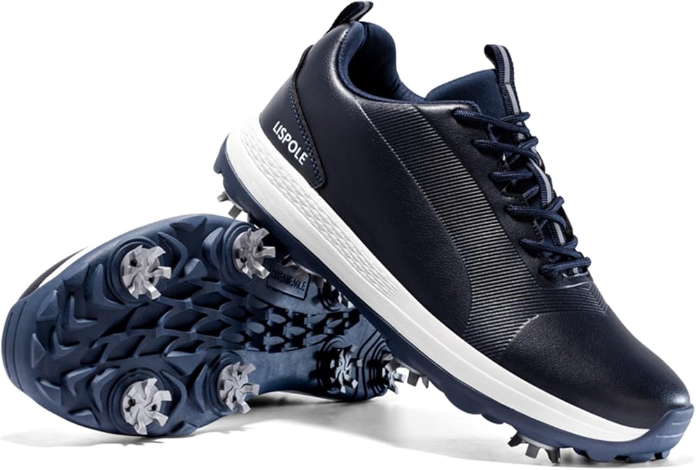 Spikes Golf Shoe Men Comfortable Comfortable Mens Golf Shoes No-Slip Golf Shoes for Men