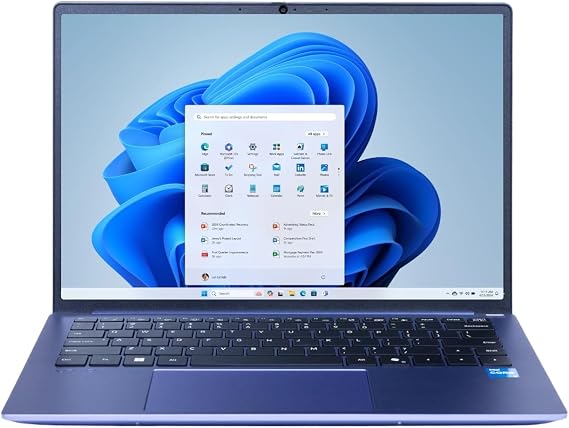 VAIO FS 14.1" All-Aluminum Laptop | Intel CoreTM i3-1215U (6-Core) | 8GB RAM | 512GB SSD | FHD Matte Display | THX Spatial Audio | Fingerprint & Windows Hello IR Camera | Windows 11 Home | Blue