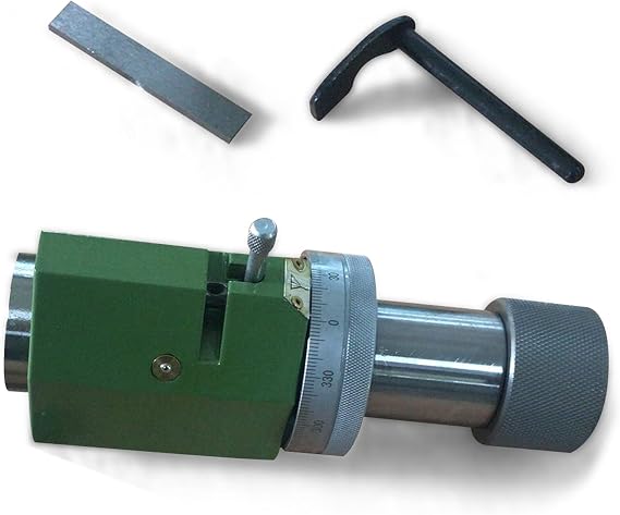 5C Cutter Head, U3 Universal Grinder Machine Green Sharpener Part Attachment for End Mill Drill Bit Lathe Tool