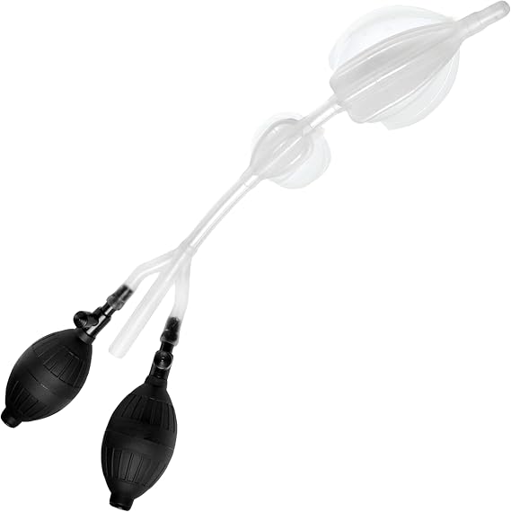 Cleanstream Style Inflatable Double Bulb Enema System, Clear, 1 Count