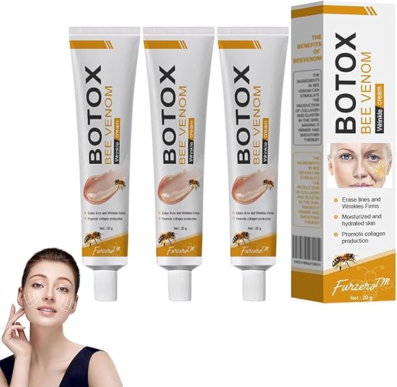 2025 New Botox Bee Venom Wrinkle Cream, Bee Venom Skin Treatment Cream, Anti-Wrinkle Firming, Anti-Aging, Moisturizing, Lifting & Recovery for All Skin Type (3)