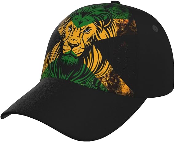 Jamaican Flag Baseball Cap for Men Women, Fashion Adjustable Jamaica Hat Casual Trucker Hats Sun Visor Caps