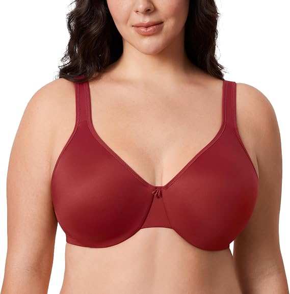 DELIMIRA Women's Minimizer Plus Size Underwire Bras