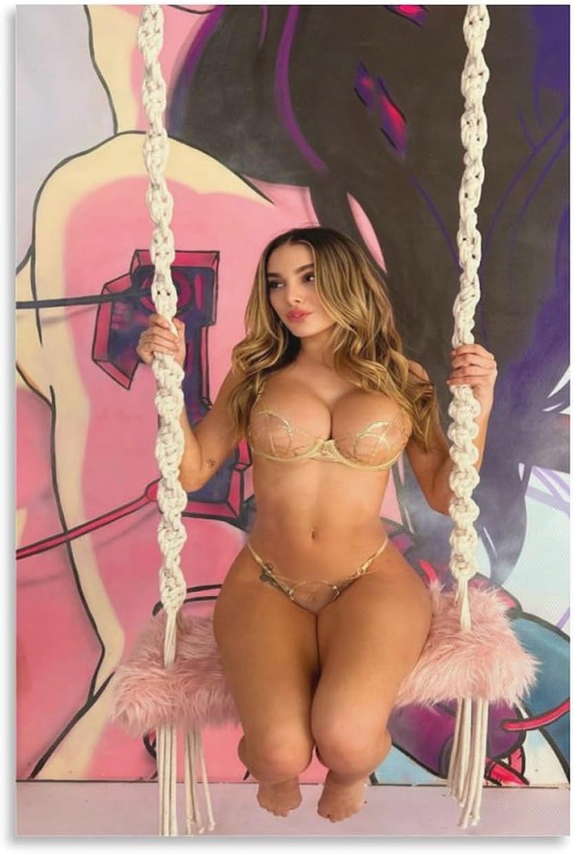 Generic Lyna Perez Sexy Swimsuit Model Poster Big Bust Room Aesthetics Poster Decorative Painting Canvas Wall Art Living Room Posters Bedroom Painting 12x18inch30x45cm, Unframe-style