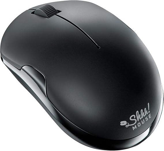 Wireless Silent Optical Mouse with USB Receiver and Batteries Cordless, Portable, Quiet Click Mouse for PC, Laptop, Chromebook, Computer