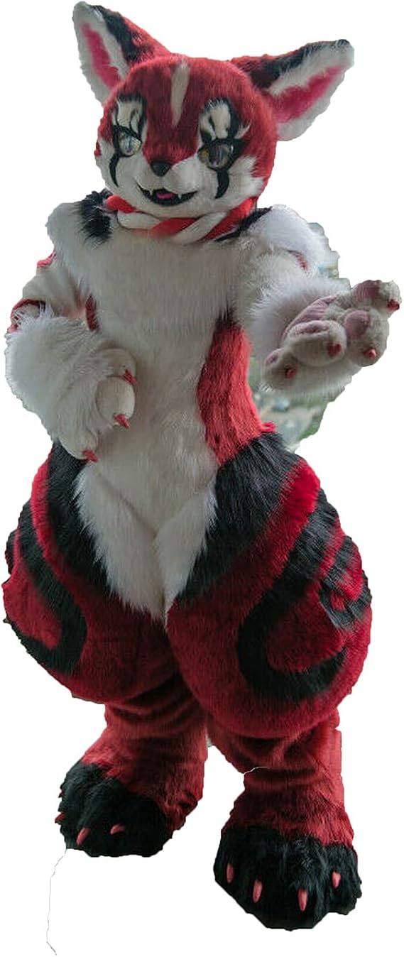 Plantigrade Bodysuit Fursuit Fullsuit Teen Costumes Child Full Furry Husky Wolf Dog Fox Cat Suit Furries Anime Digitigrade Costume Bent Legs Angel Dragon