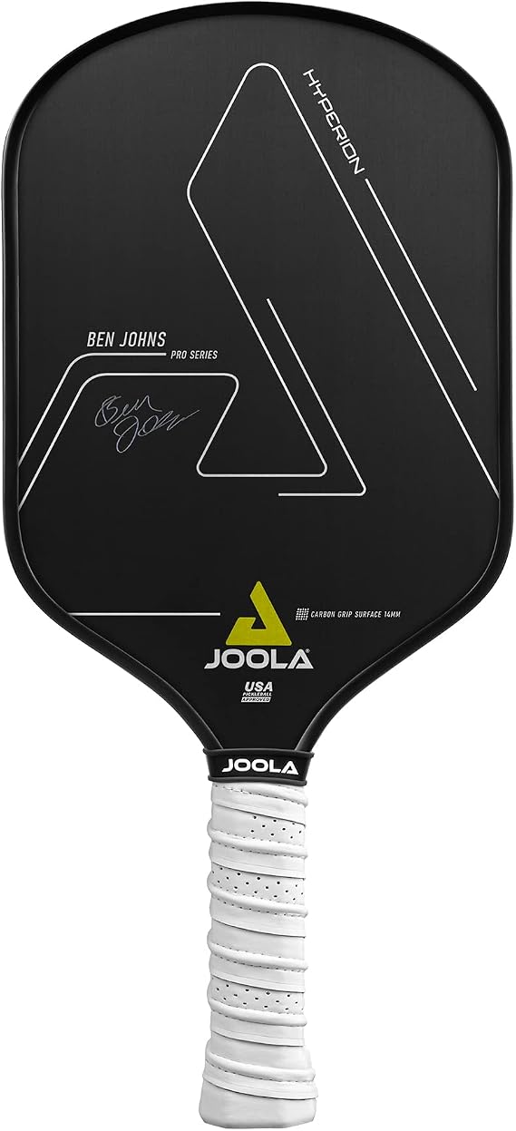 JOOLA Pickleball Paddles Textured Carbon Grip Surface for Spin, Control & Power Select Hyperion, Vision or Radius Shapes Lightweight, Durable Rackets Polypropylene Core USAP Approved
