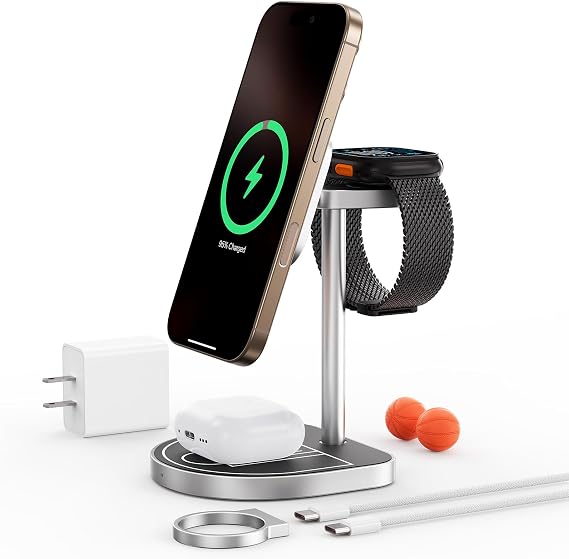 KU XIU X85 3-in-1 Magnetic Wireless Charging Stand