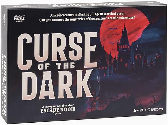 Professor PUZZLE Curse of the Dark Escape Room Game - Investigate the Mystery of a Doomed Village!