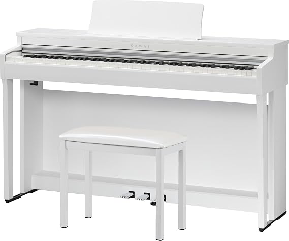Kawai CN201 Digital Piano - Premium Satin White