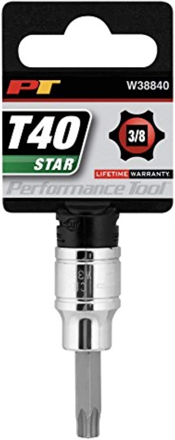 Performance Tool W38840 3/8 in. Drive T40 Star Bit Socket