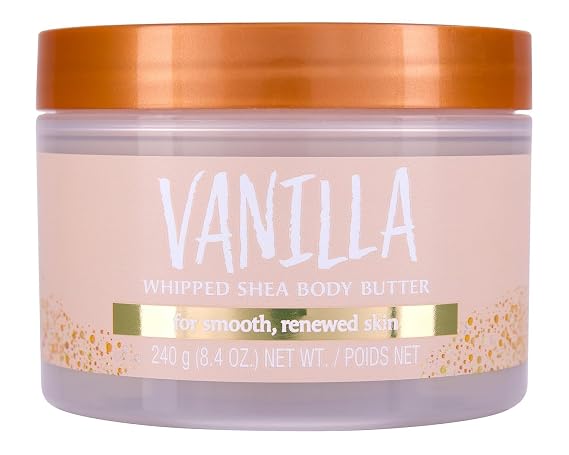 Tree Hut Whipped Shea Body Butter, Vanilla, 8.4 Fl Oz | Mothers Day Gifts, Long-Lasting Hydration for Soft, Smooth Skin, Nourishing Essential Body Care, Lightweight Moisturizer
