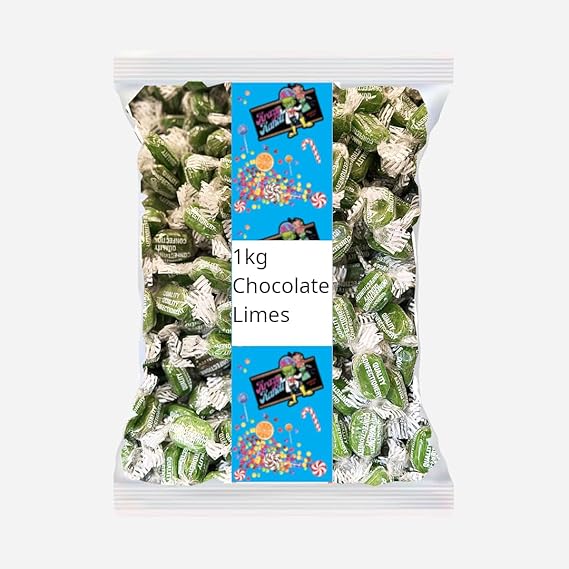 Krazy Kandi Chocolate Fruits - 1kg Hard Boiled Sweets - Delicious Fruit Flavors with Chocolate Centers - Bulk Candy for Parties, Treats, and Sharing!
