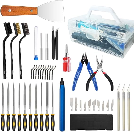 54PCS 3D Printing Tool Kit for Cleaning, Assembly & Print Finishing, Fits Bambu Lab
