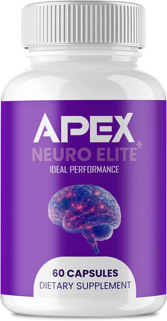 Apex Neuro Elite Brain Supplements for Memory and Focus Capsules, Advanced Apex Neuro Elite Memory Pills for Brain - Maximum Strength, All Natural Nootropic Pills, ApexNeuroElite Reviews (60 Capsules)