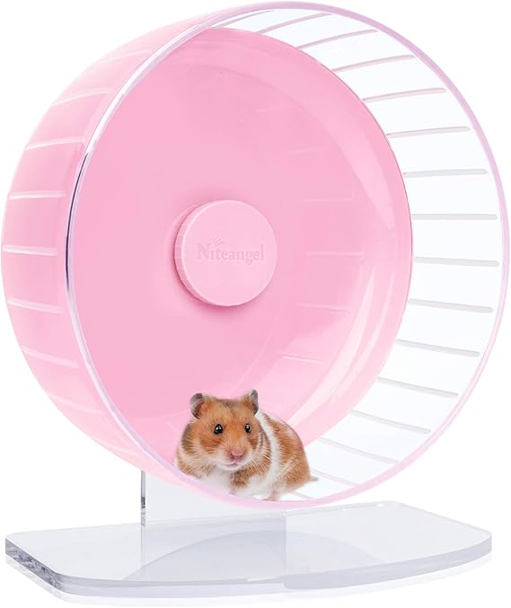 Niteangel Super-Silent Hamster Exercise Wheels: Quiet 11 inch Running Wheel