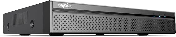 SANNCE PoE NVR 4K 8 Channel, 8MP CCTV Security Camera System Network Video Recorder Supports 8MP 5MP 3MP 1080P HD PoE Surveillance IP Camera, Human Detection No HDD