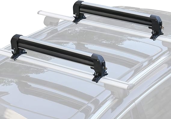 Leader Accessories Ski & Snowboard Roof Rack, Fits 6 Skis or 4 Snowboards