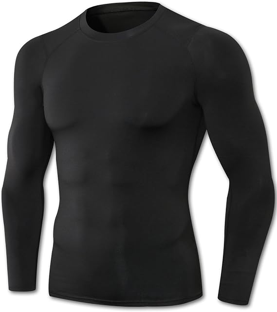 Compression Shirt Men Long Sleeve Quick Dry Workout Base Layer