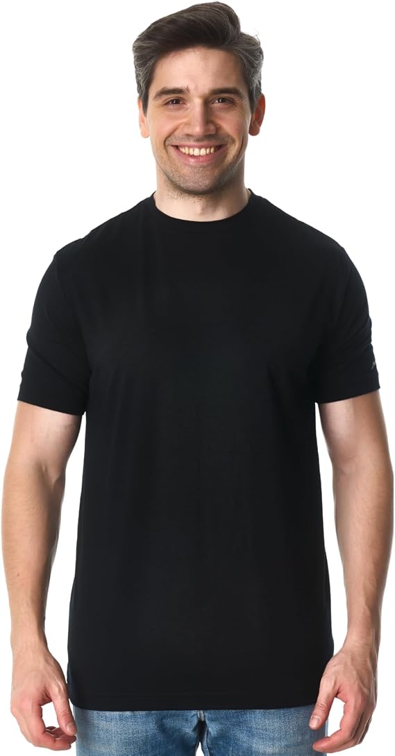 100% Merino Wool Shirt Men - Short Sleeve Top Sport Thermal Base Layer