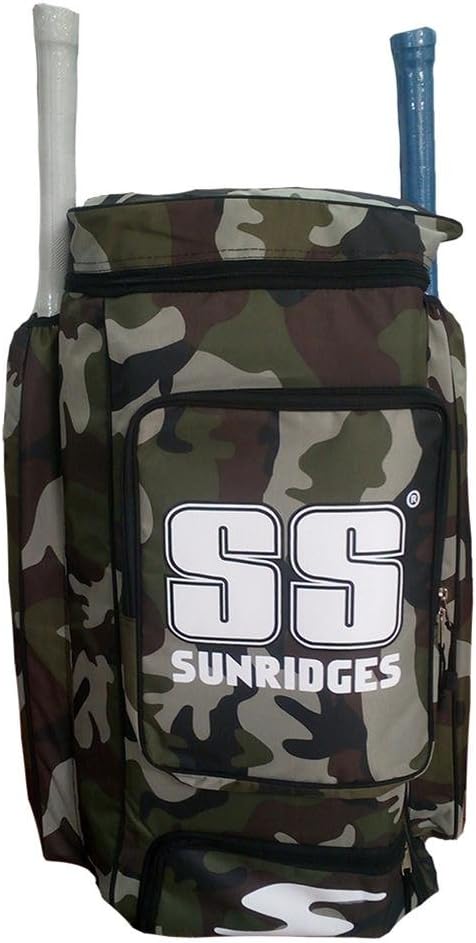 SS Premium Camo Duffle Cricket Kit Bag - Green and Blue
