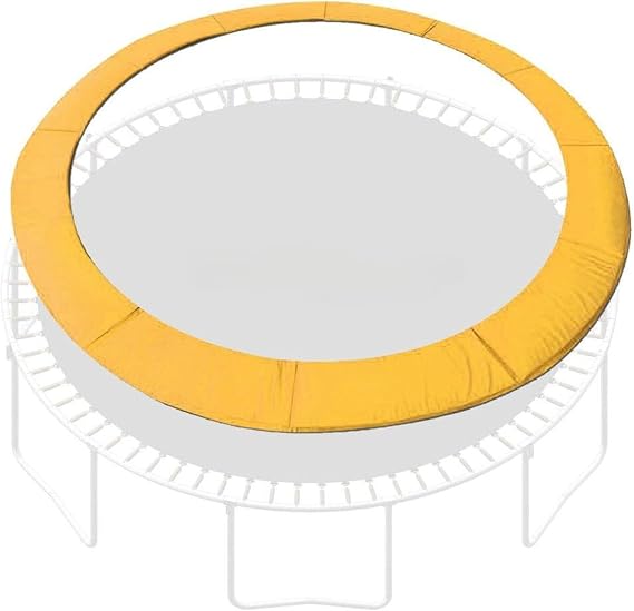 SkyBound Universal Replacement Trampoline Safety Pad - Fits 12ft 14ft 15ft Frames - No Holes for Poles - Variety of Colors
