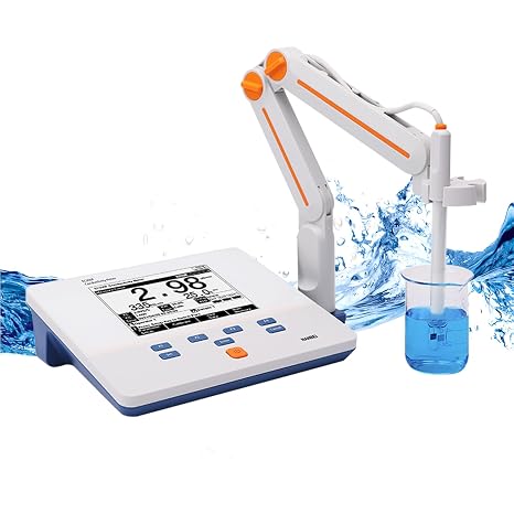 Benchtop Lab Conductivity Meter,Containing Conductivity,TDS,Salinity,Temp, Resistivity Measurement Modes,Accuracy 1.0% F.S.,500 Sets of Data Storage,Support for USB or RS-232 Communication.