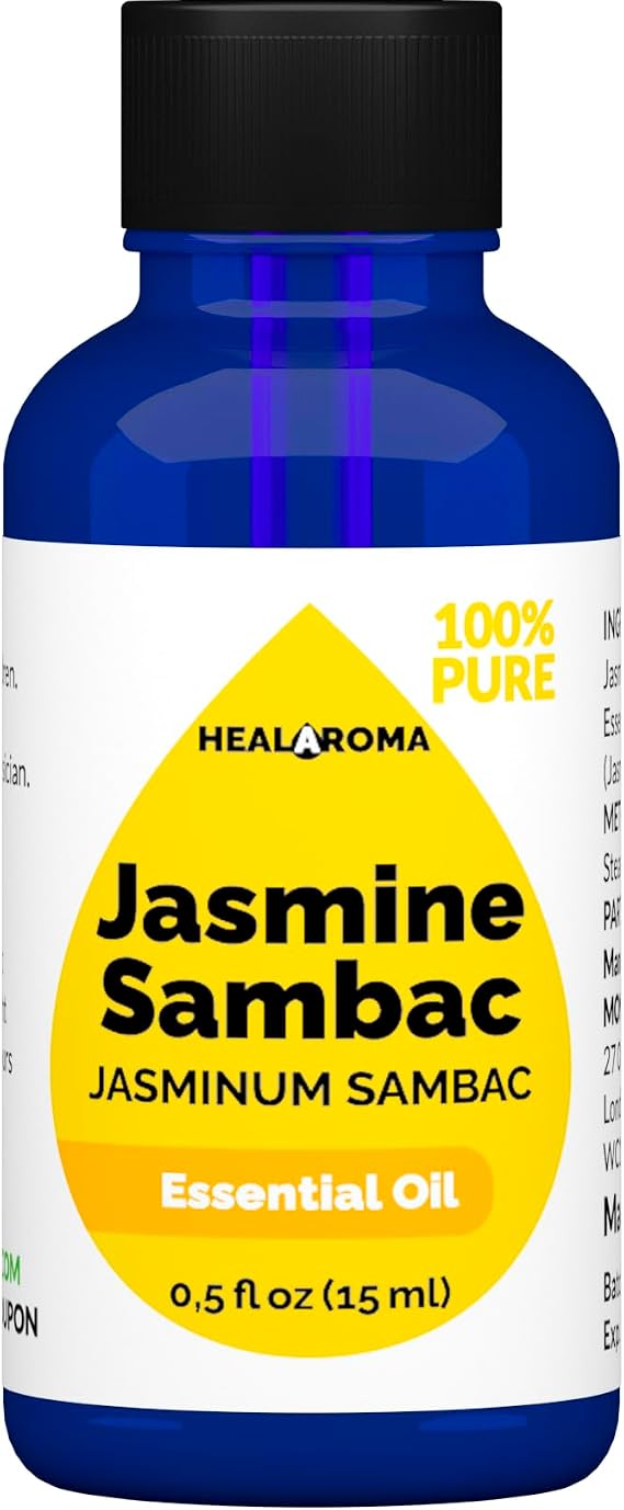 Jasmine Sambac Essential Oil 15 ml - 0.5 oz - Pure & Natural