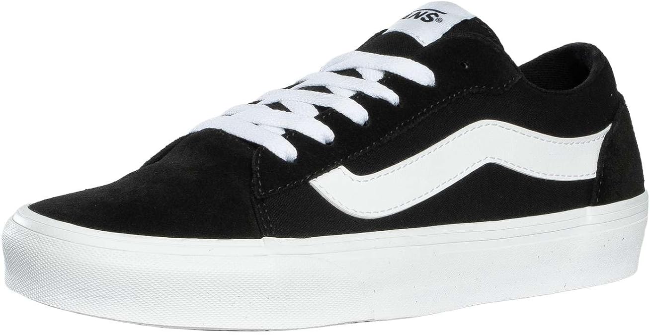 Vans Herren Vero Wildleder-Sneaker Black/White 43 EU