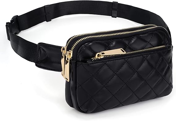 UTO Fanny Pack Crossbody Belt Purse Chest Waist Hip Travel Hiking Bumbag