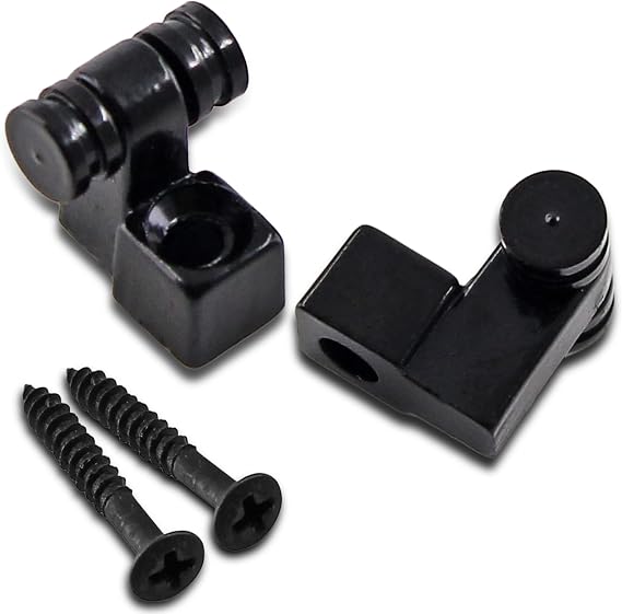 2 Pcs Guitar Roller String Tree, Black, for Tele Start