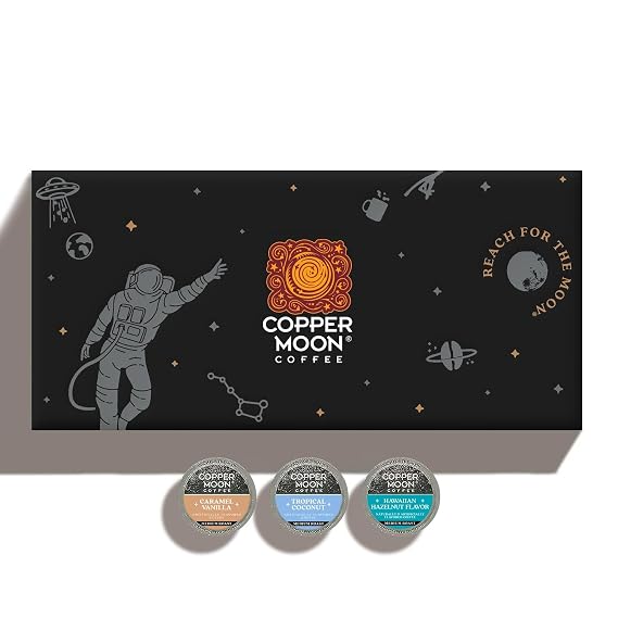 Copper Moon K-Cup Coffee Pods, Medium Roast Flavored Variety Pack, 60 Count