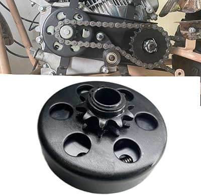 QYMOTO 34 Bore 10 Tooth Clutch Mini Bike Clutch 10T Go Kart 4041420 Chain Centrifugal Clutch for Predator 212 Clutch, Coleman CT200U BT200X Baja MB165 MB200 CT200U with19mm Shaft Version